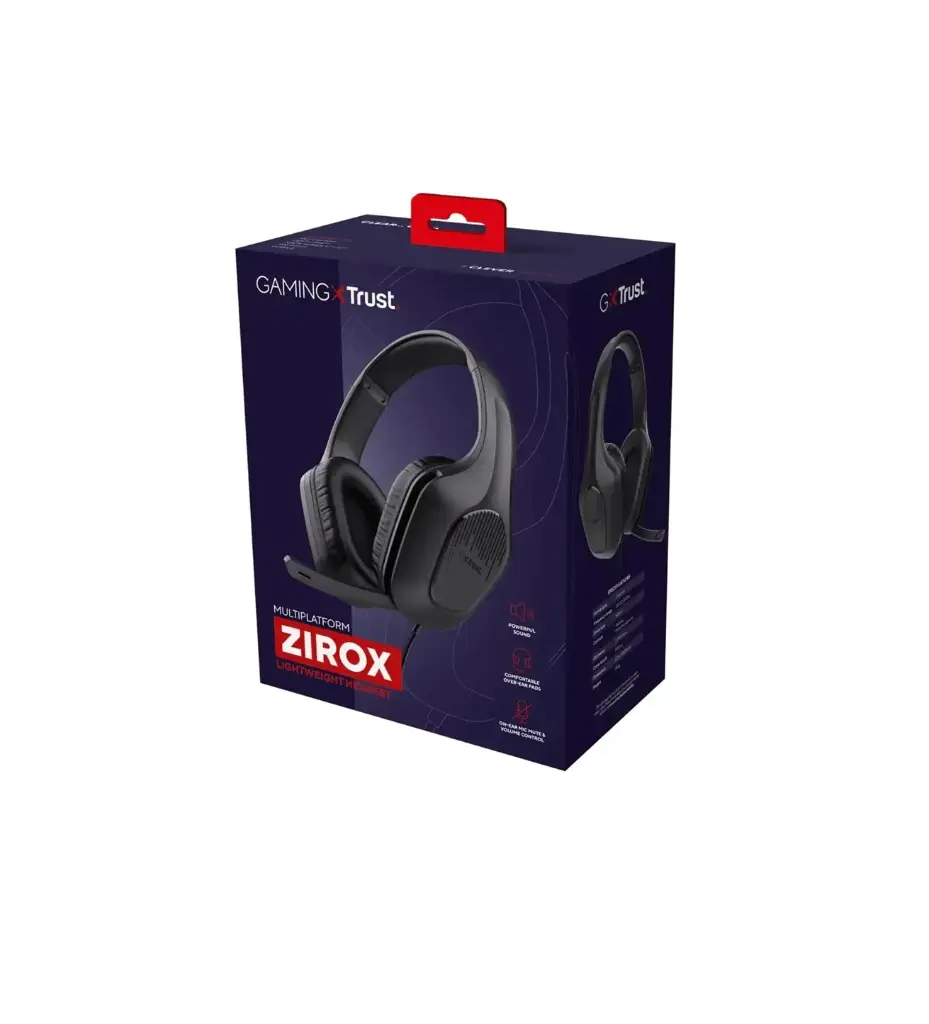 AUDIFONO TRUST GXT 415 ZIROX PARA PC NEGRO 24990