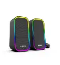 CORNETA GAMER MARVO HAVOC 20  SG-285BK  LED RGB 3W DUAL 