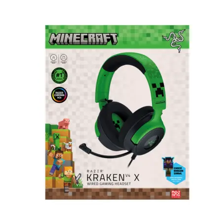 AUDIFONO RAZER KRAKEN V4 X EDICION MINECRAFT  7.1 SURROUND 
