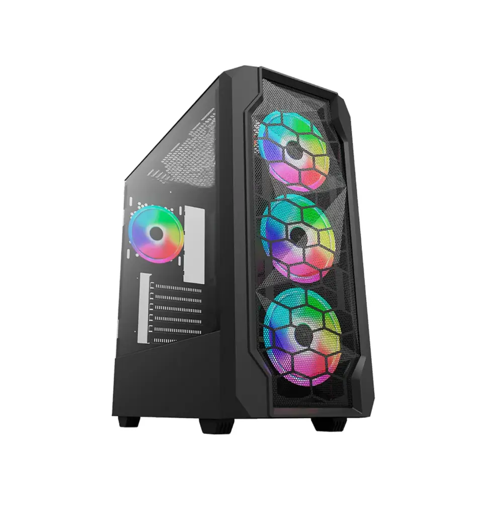 CASE CHECKPOINT SPECTRE-300 4 FAN RGB X 120MM FRONTALES 1 POSTERIOR X 120MM CP-CA-1011