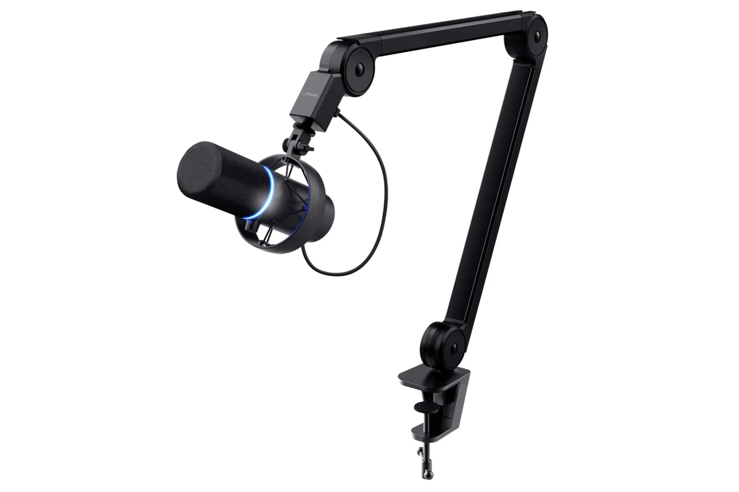 MICROFONO PROFESIONAL TRUST PARA STREAMING CON BRAZO AJUSTABLE GXT255+ ONYX 24354 