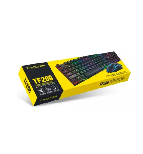 [6971252218793] TWOLF COMBO TF200 RGB MOUSE+TECLADO