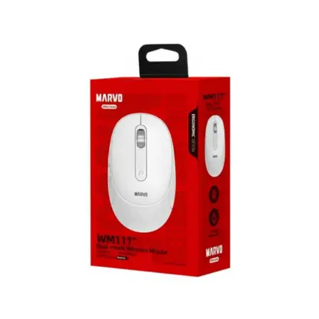 [6932391932315] MOUSE MARVO INAL WM111 BLANCO RECARGABLE  