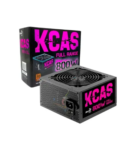 [4711099473632] FUENTE DE PODER AEROCOOL KCAS 800W 80 PLUS  BRONZE NO MODULAR 21261